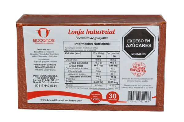Lonja industrial 1200g